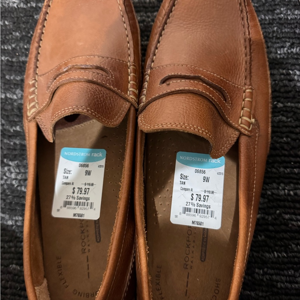 Nordstrom Brown Leather Penny Loafers